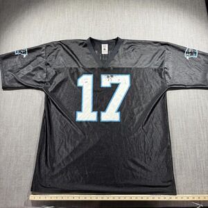 Vintage Carolina Panthers Jersey Mens 2XL Black NFL Football Delhomme 17